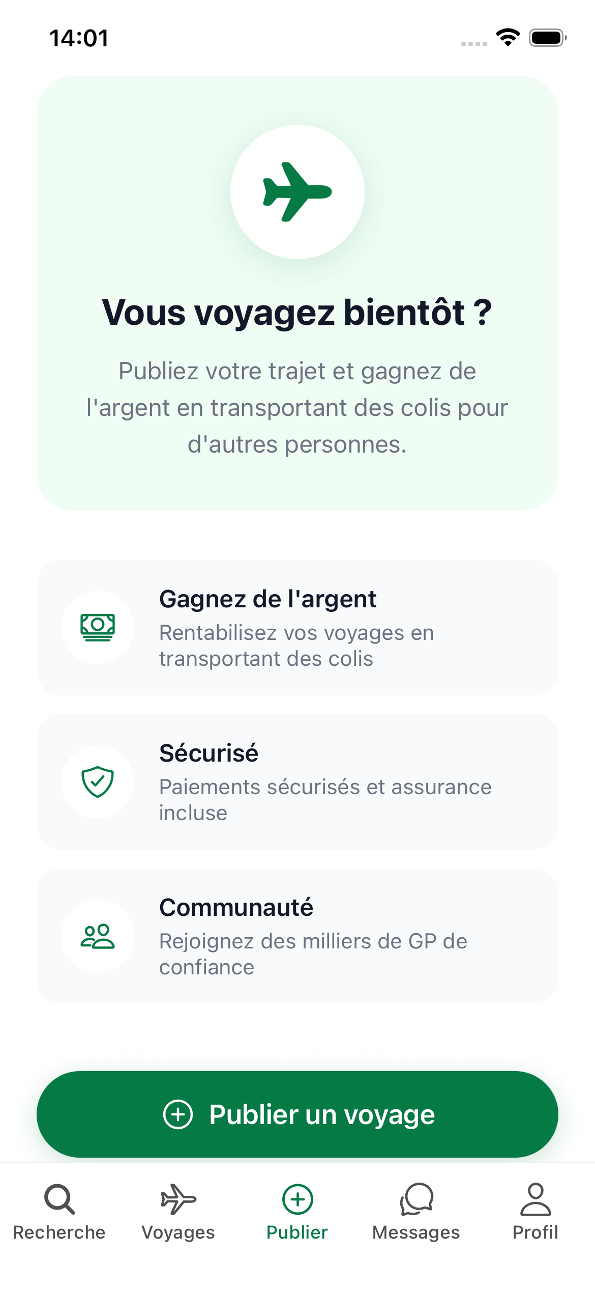 Publiez une annonce de GP